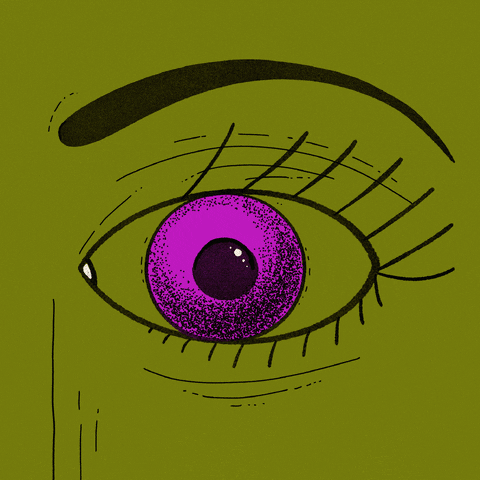 ashleypetersondesign trippy eye witch looking GIF