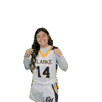 Clarke Athletics Sticker by Clarke University