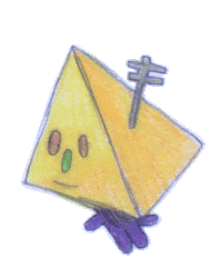 mellobug alien pyramid mellobug Sticker