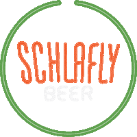 schlafly beer neon stl neon sign Sticker