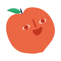 miabenfresh food vegan healthy peach Sticker