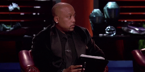shark tank eyebrows GIF