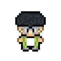 Pixel Relax Sticker