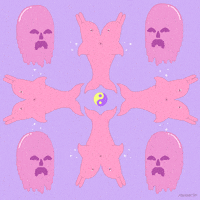 pink dolphin fox GIF by Animation Domination High-Def