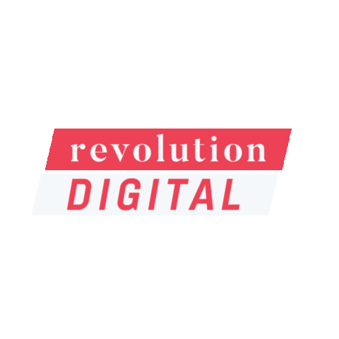RevolutionDigital action agency advertising behind the scenes Sticker