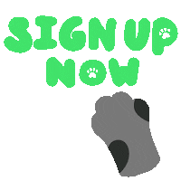 Sign Up Sticker by The Woof Agency