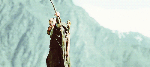 the lord of the rings bow GIF