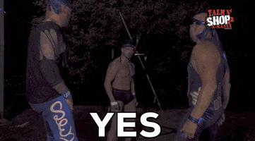 TalkNShop yes wwe wrestling aew GIF