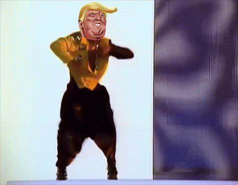 QuicklyThisWay trump cant touch this hammer time GIF