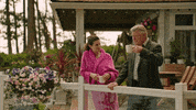 meghan ory coffee GIF by Hallmark Channel