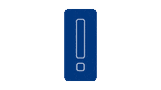 Attention Ausrufezeichen Sticker by BVK Students Hannover