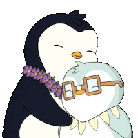 Happy Love You Sticker by Pudgy Penguins