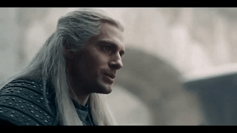 POLDARKED_FANGIRL giphygifmaker the witcher geralt of rivia GIF