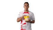 Yussuf Poulsen Eating Sticker by RB Leipzig
