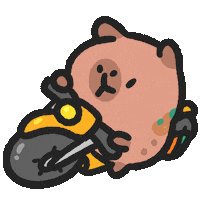 Motorcycle Go Sticker by sansanplanet