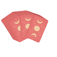 thestylistwitch pink cards gabi card deck Sticker