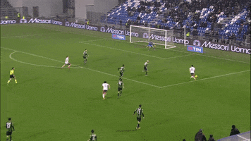 assist GIF by AS Roma