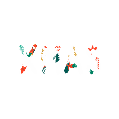 patternsoclock xmas merry christmas Sticker