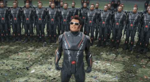 Superstar Rajinikanth Chitti GIF by RajiniGifs
