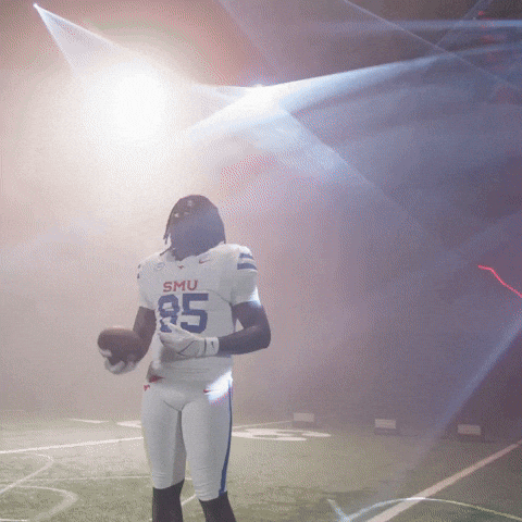 College Football Celebration GIF by SMU Football