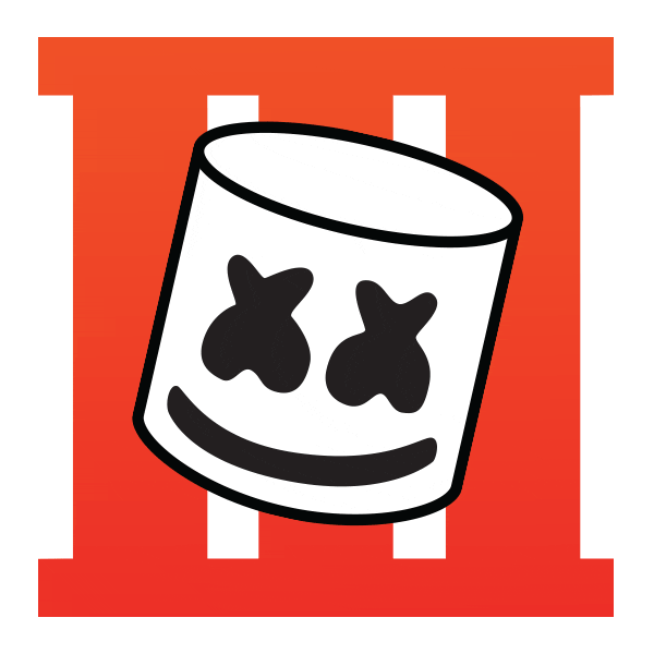 dance smile Sticker by Marshmello