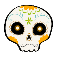 day of the dead mexico Sticker by Easy