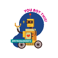 Robot Sains Sticker by Petrosains