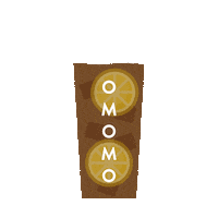 Orange County Boba Sticker by OMOMO Tea Shoppe