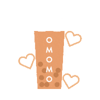 Orange County Boba Sticker by OMOMO Tea Shoppe