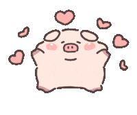 Pig Love Sticker