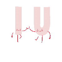 I Love You Hearts Sticker