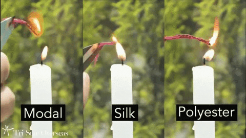 shawlheaven giphygifmaker silk lifehack how to identify silk GIF