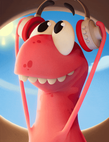Dinosaur Tuning In GIF by Claynosaurz