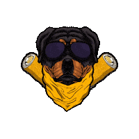Rolls Rottweiler Sticker