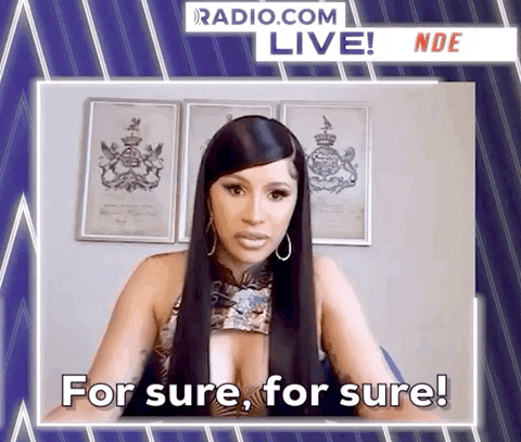 Cardi B Yes GIF by Audacy