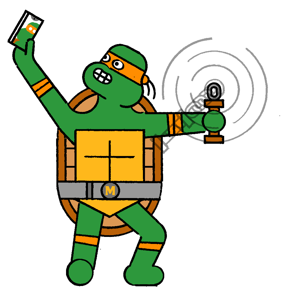 Cowabunga Tortugasninja Sticker by Teenage Mutant Ninja Turtles Movie