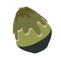 MykoriMY green abc cafe dessert Sticker