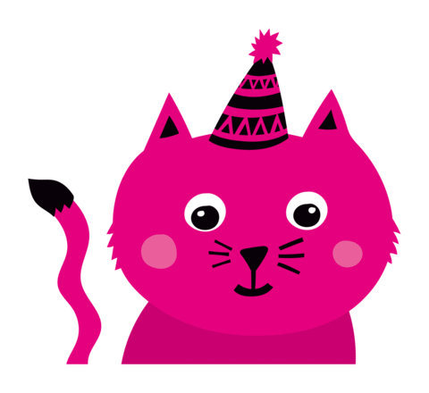 Happy Cat Sticker by T-Systems Multimedia Solutions