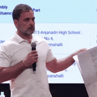 Rahul Gandhi Scam GIF by adivasikarnataka