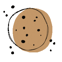 Cookie Sticker by Juwel-lettering