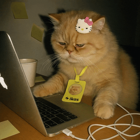 Working Hello Kitty GIF by Salih Kizilkaya