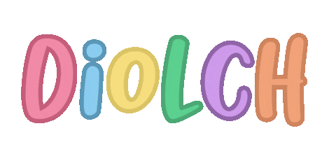 Diolch Sticker