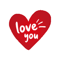 I Love You Hearts Sticker