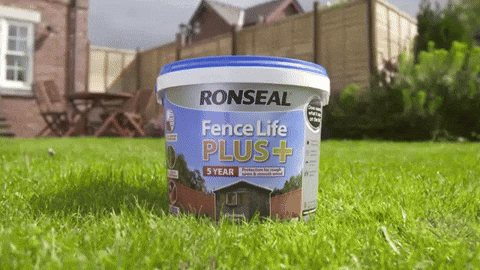 Ronseal_UK_Ireland giphygifmaker ronseal fence paint GIF