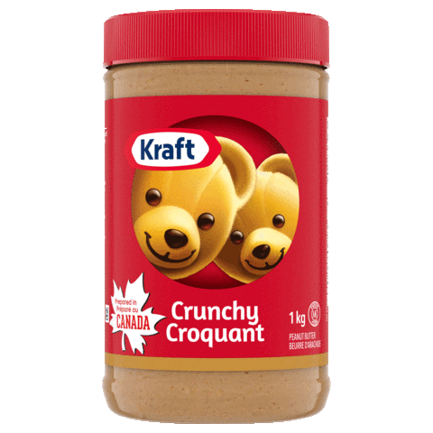 kraftpeanutbutter_ca bears sandwich jam smooth Sticker