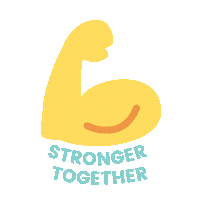 Stronger Together Workout Sticker by ICAN