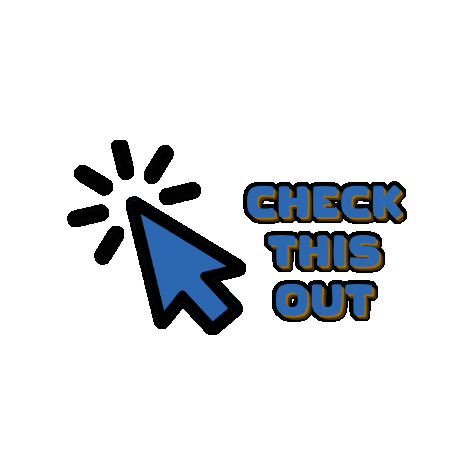 Arrow Check This Out Sticker by LittleSmilesFL
