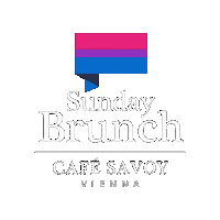 Cafe-Savoy food gay pride cafe Sticker