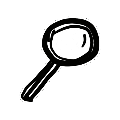 pretavoyager curiosity magnifying glass override override book Sticker