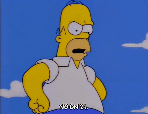 shouting homer simpson GIF